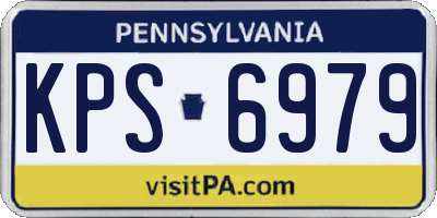 PA license plate KPS6979