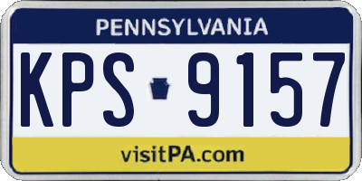 PA license plate KPS9157