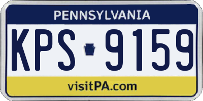 PA license plate KPS9159