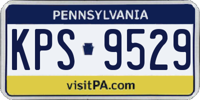 PA license plate KPS9529