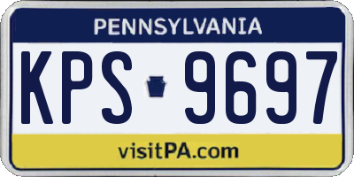 PA license plate KPS9697