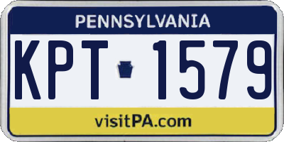 PA license plate KPT1579
