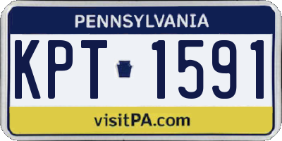 PA license plate KPT1591