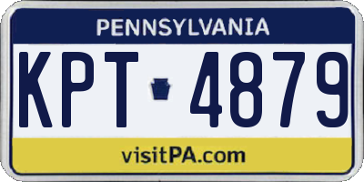 PA license plate KPT4879