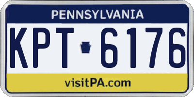 PA license plate KPT6176