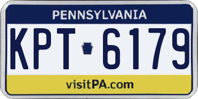 PA license plate KPT6179