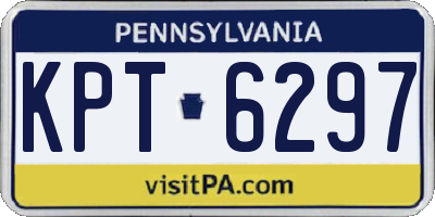 PA license plate KPT6297
