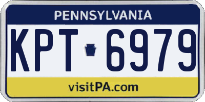 PA license plate KPT6979