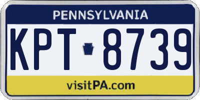 PA license plate KPT8739