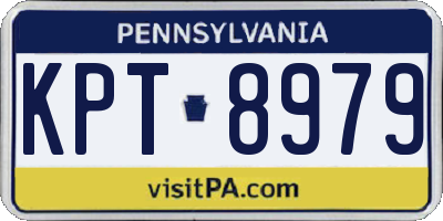 PA license plate KPT8979