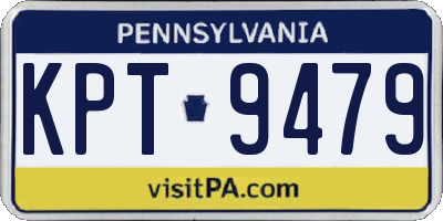 PA license plate KPT9479