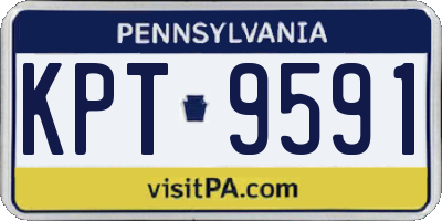 PA license plate KPT9591