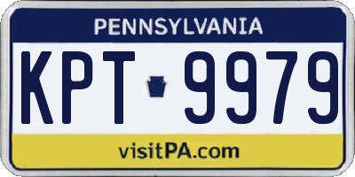 PA license plate KPT9979
