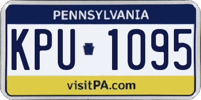 PA license plate KPU1095