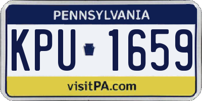 PA license plate KPU1659