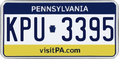 PA license plate KPU3395