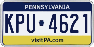 PA license plate KPU4621