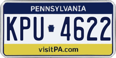 PA license plate KPU4622