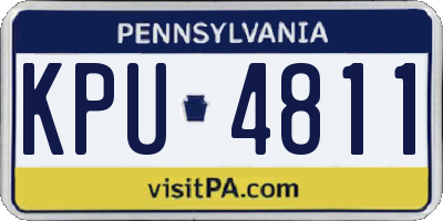 PA license plate KPU4811