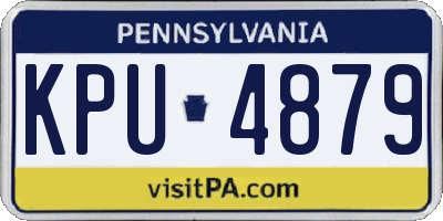 PA license plate KPU4879