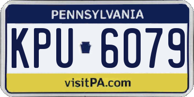 PA license plate KPU6079