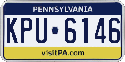PA license plate KPU6146