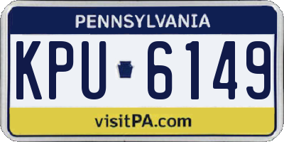 PA license plate KPU6149