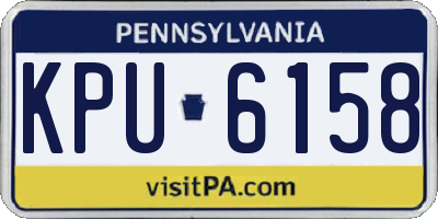 PA license plate KPU6158