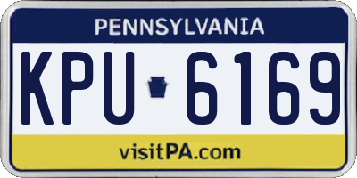 PA license plate KPU6169