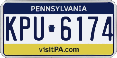 PA license plate KPU6174