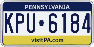 PA license plate KPU6184