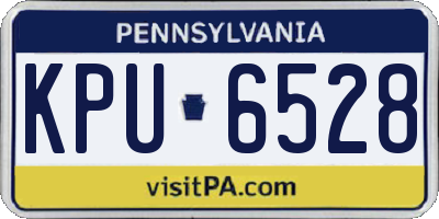 PA license plate KPU6528