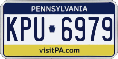 PA license plate KPU6979