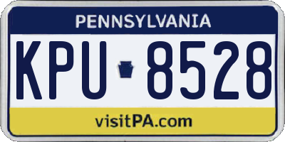 PA license plate KPU8528