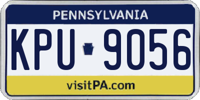PA license plate KPU9056
