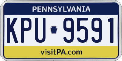 PA license plate KPU9591