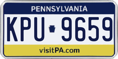 PA license plate KPU9659