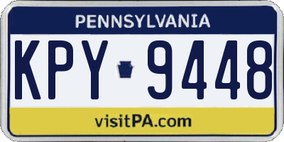 PA license plate KPY9448