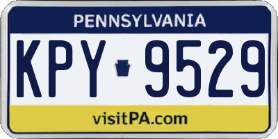 PA license plate KPY9529