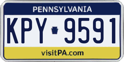 PA license plate KPY9591