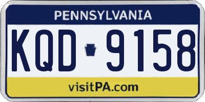 PA license plate KQD9158