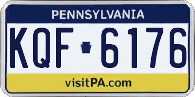 PA license plate KQF6176