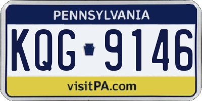 PA license plate KQG9146