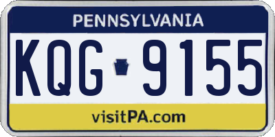 PA license plate KQG9155