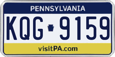 PA license plate KQG9159