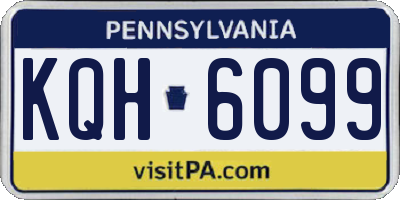 PA license plate KQH6099