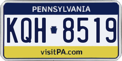 PA license plate KQH8519
