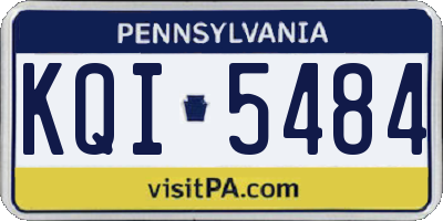 PA license plate KQI5484