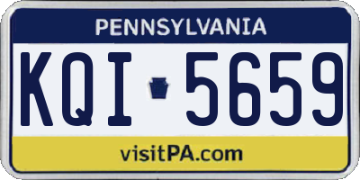 PA license plate KQI5659