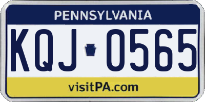 PA license plate KQJ0565